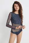 Infinity Lingerie Блузка-боди 290594 31204230013 холодный синий принт