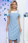 LT Collection Платье 291126 П5576 голубой