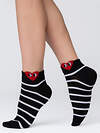 JS Giulia Носки 291672 WS2 RIB LOVE nero