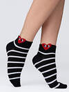 JS Giulia Носки 291672 WS2 RIB LOVE nero