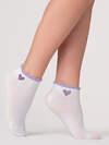 Giulia Носки 301432 WS2 RIB LOVE 01 bianco/viola