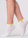 Giulia Носки 301433 WS2 RIB LOVE 01 bianco/yellow