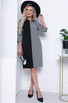LT Collection Платье 308047 П7098 чёрный, белый, серый