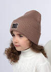 CLEVER Шапка 313302 603435ха св.коричневый