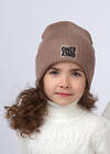 CLEVER Шапка 313302 603435ха св.коричневый