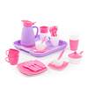 Wader Набор детской посуды "Алиса" с подносом на 4 персоны (Pretty Pink) 320902 40657 