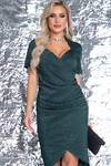 LT Collection Платье 323704 П7478 мерцающий изумруд