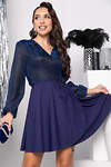 LT Collection Платье 325504 П7744 синий