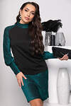 LT Collection Костюм 326756 К7770 изумрудный, чёрный