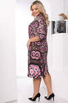 LT Collection Платье 327859 П7793 мультиколор (капучино, розовый)