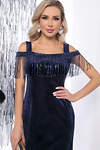 LT Collection Платье 329299 П7857 темно-синий