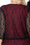 LT Collection Платье 330387 П7936 красный, чёрный