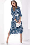 LT Collection Платье 340055 П8160 синий, белый