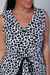 Натали Платье 354642 15496 леопард-черный