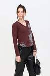 Натали Джемпер 355143 Джемпер Чезари бордо