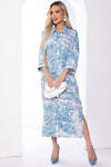 LT Collection Платье 376651 П8162 белый, голубой