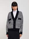 CONCEPT CLUB Жакет 377818 10200370025 черно-белый