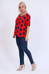 Натали Туника 384218 52251 красный+синий горох