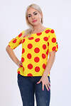 Натали Туника 384219 52251 желтый+красный горох