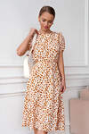 Open-style Платье 389322 5732 оранжевый/белый