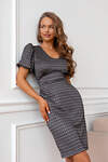 Open-style Платье 389660 5602 черно-серый