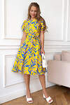 Open-style Платье 389673 5768 желтый/синий