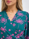 JETTY Платье 392490 206-14 Зеленый, розовый