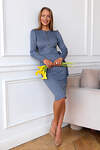 Open-style Платье 392683 5618 серый/белый