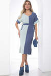 LT Collection Платье 403880 П8715 голубой, синий