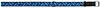 Зооник Ошейник из синей капроновой ленты "паркет" 25мм двойной, 36-50см с черной фурнитурой 409260 10187-4 