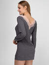 OPIUM Платье 412066 D-1 Серый меланж/Жемчужный