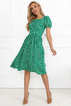 Open-style Платье 418434 6215 зеленый/белый