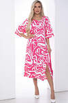 LT Collection Платье 422392 П10151 бело-розовый