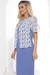 LT Collection Платье 422461 П10213 голубой