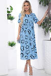 LT Collection Платье 422468 П10214 голубой