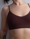 Giulia Топ 422895 CAMI TOP RIB 02 brown