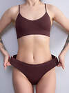 Giulia Топ 422895 CAMI TOP RIB 02 brown