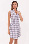 VISERDI Платье 69381 10009-клт 459710 Белый/клетка