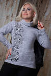 Натали Джемпер 431965 Джемпер Брюссель светло-серый