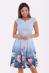 VISERDI Платье 71358 1944-цвт 459950 Голубой/цветы