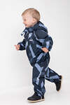 CROCKID Комбинезон 446178 ВК 60032/н/39 Ал индиго, пересекающиеся прямоугольники