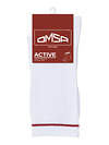 Omsa Носки 465860 OMSA ACTIVE 115 Bianco/Rosso (Белый)