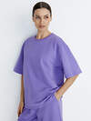 Omsa Футболка 465898 OmD 1453С Футболка женская OVERSIZE Lavanda (Фиолетовый)