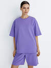 Omsa Футболка 465898 OmD 1453С Футболка женская OVERSIZE Lavanda (Фиолетовый)