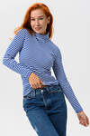 Натали Водолазка 466587 14439 полоса синий-белый