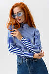 Натали Водолазка 466587 14439 полоса синий-белый
