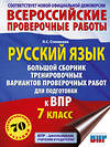 АСТ Степанова Л.С. "Русский язык. Большой сборник тренировочных вариантов проверочных работ для подготовки к ВПР. 7 класс" 486462 978-5-17-170598-5 
