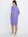 Omsa Платье 486785 OmD 3741С Платье-туника женское OVERSIZE кор/рук, CO+EL Lavanda (Фиолетовый)