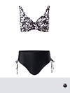 Omsa Купальник 513237 OmD 2520K MAGNOLIA BIKINI (мягкая чашка) Nero (Черный)