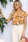 LT Collection Блуза 525156 Б13151-44М бежевый мультиколор